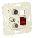 Efapel 21544 - Tomada Mista R - TV - SAT - RJ45 Cat. 6 UTP Estrela - ITED