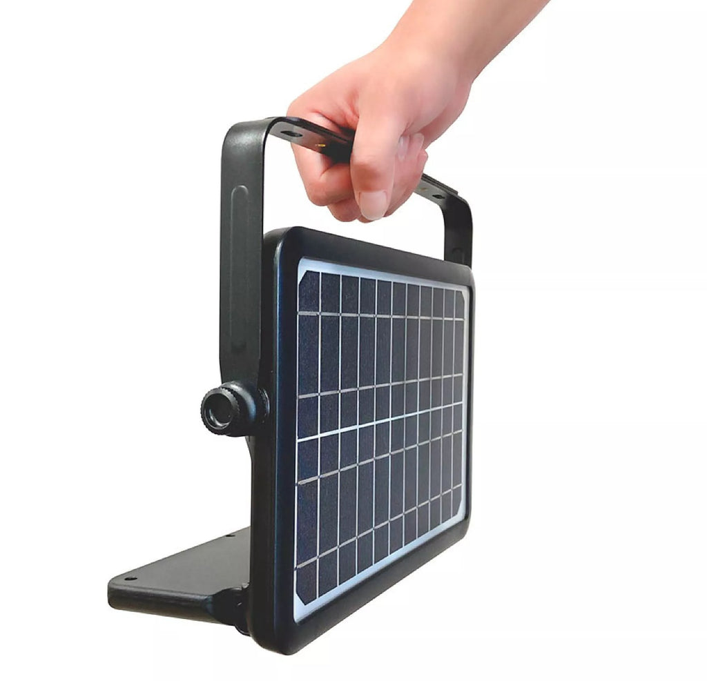 Candeeiro de Parede Solar 10W Recarregável c/ Sensor de Presença - EDM