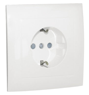 Efapel 90138 - Tomada Schuko Monobloco c/ Obturador 16A 250V