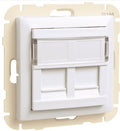 Efapel 90442 S - Aro com Módulo Duplo para Conetores RJ45 - MEC