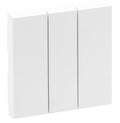 Legrand 864103 - Niloé Step - Tecla p/ Interruptor Triplo - Branco