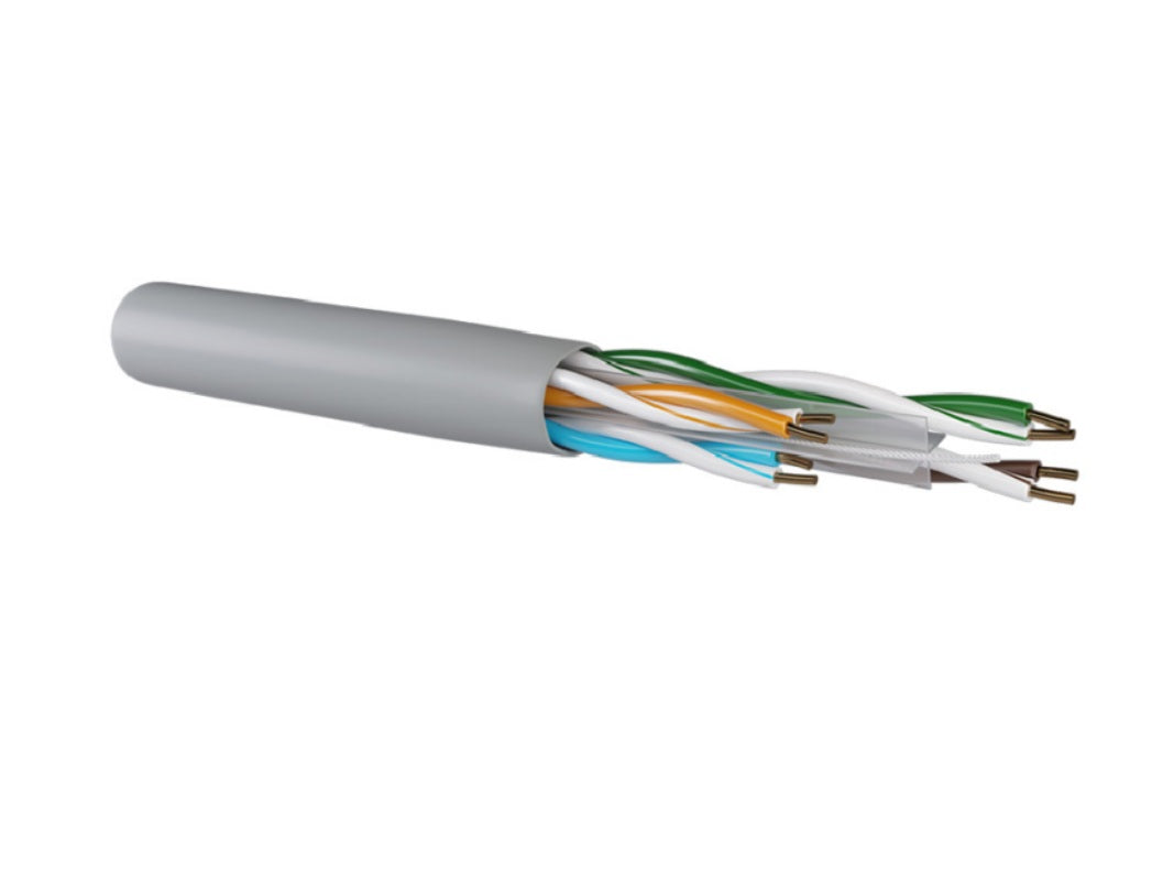 Cabo Cat.6 U/UTP PVC – 24AWG (ao metro)