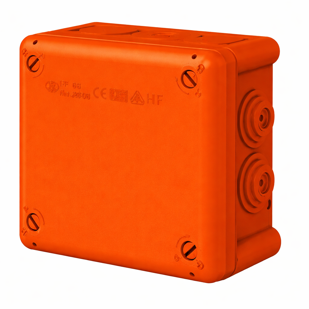 Caixa Estanque Antifogo E90 c/ boquilhas (J100BF-P16) - JSL