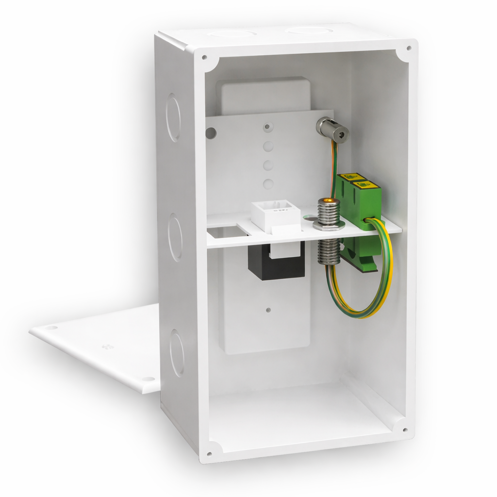 Caixa de Derivação PTI 1xRJ45 + 1xF/F + 1xFO (0023310) - Quitérios