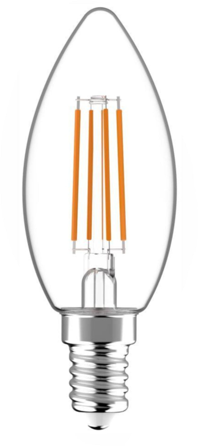 Lâmpada LED E14 Vela c/ Filamento 4.5W 230V 2700K