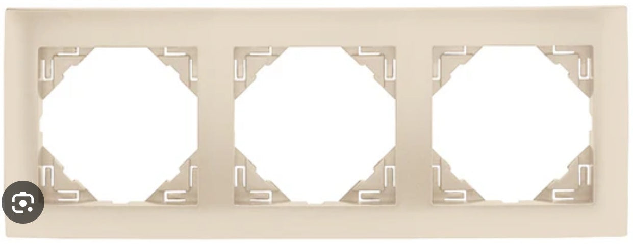 Efapel 90930 - Espelho Triplo - LOGUS90 Standard