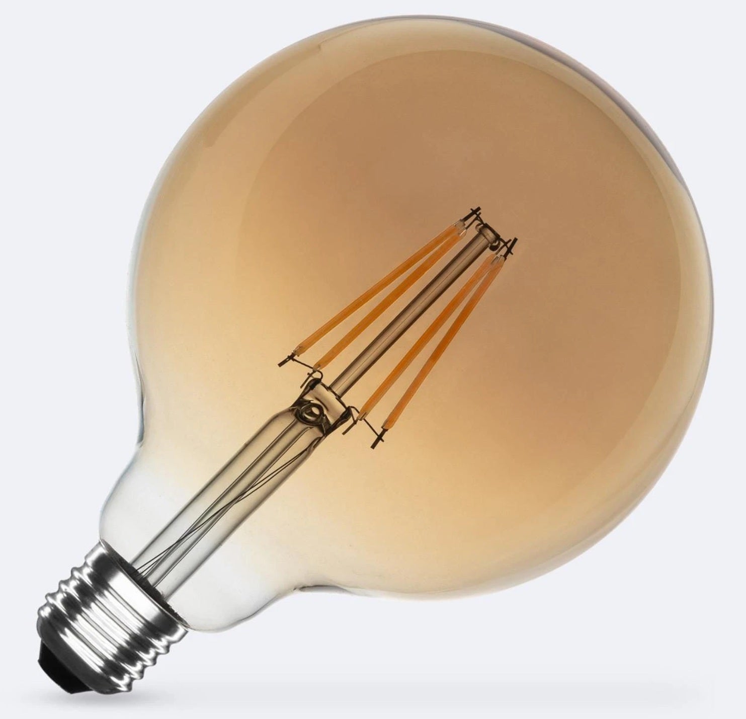 Lâmpada Filamento LED E27 6W G95 Gold