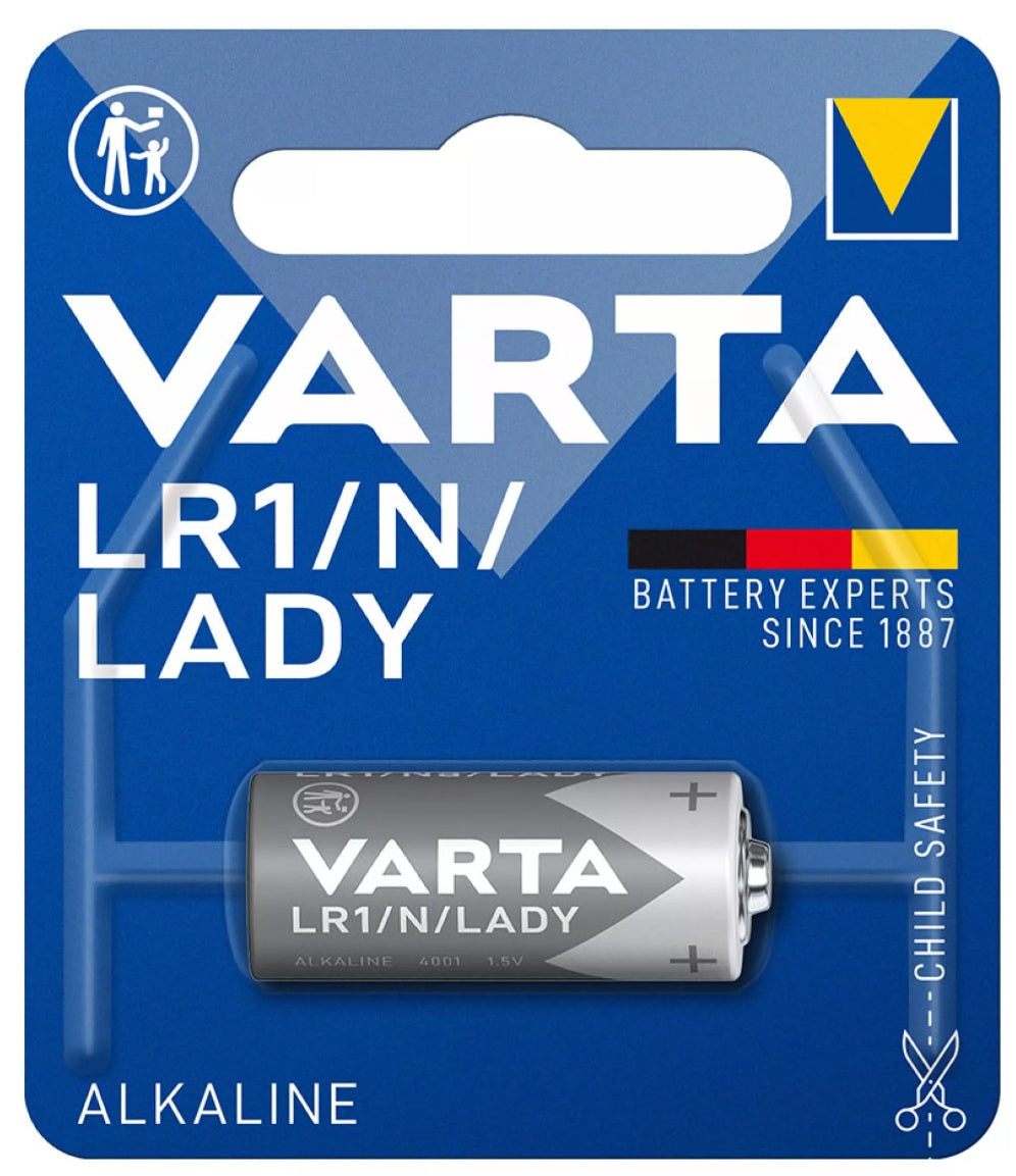 Blister 1UN - Pilha Alcalina LR1 LADY 1.5V