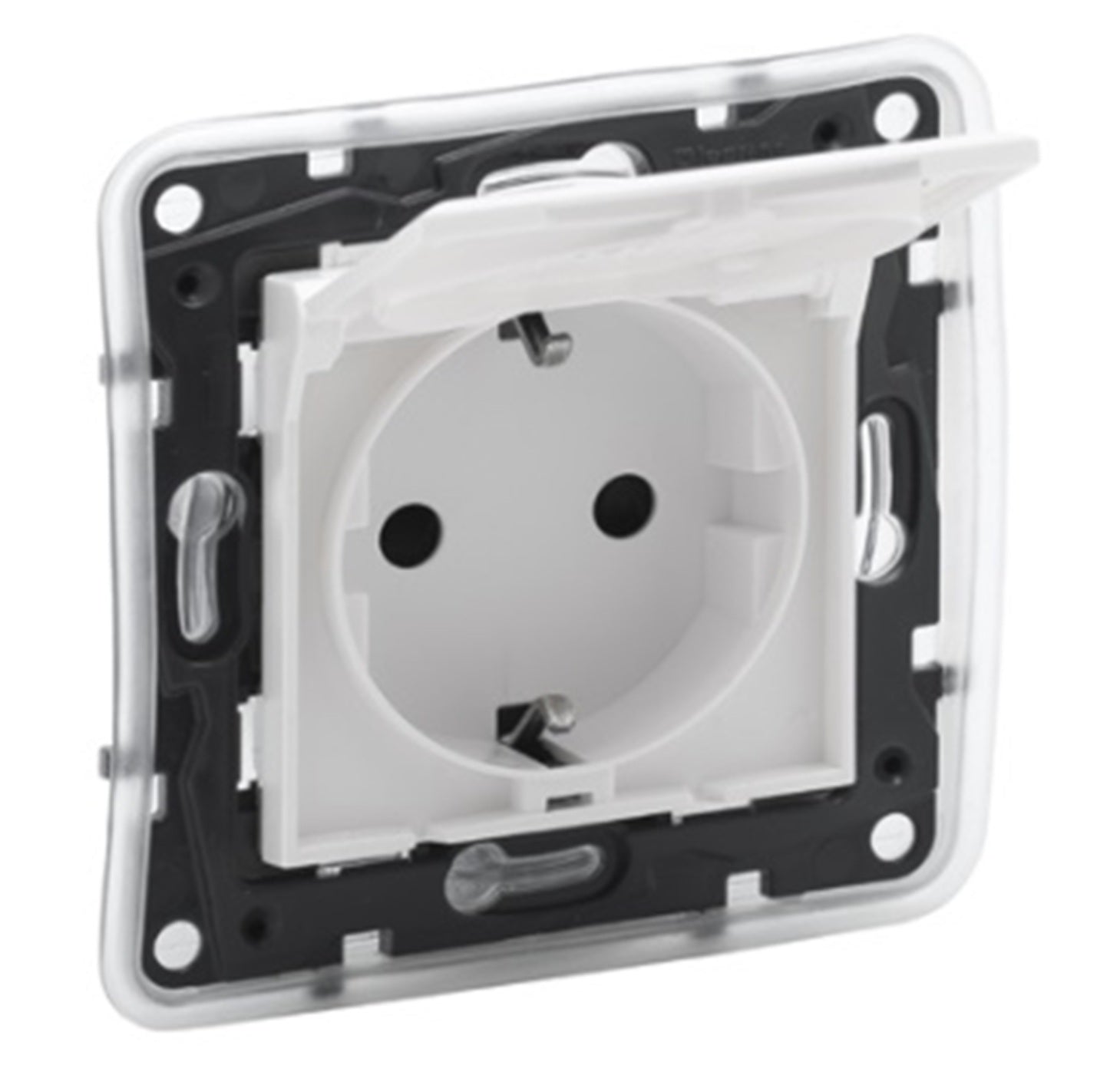 Legrand 864135 - Niloé Step - Tomada 2P+T tipo Schuko - Estanque IP 44 - Branco