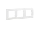 Legrand 864173 - Niloé Step - Espelho Triplo horizontal/vertical - Branco mate