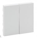 Legrand 864105 - Niloé Step - Teclas duplas (par) - Branco mate