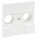 Legrand 864160 - Niloé Step - Espelho central TV+R-SAT adaptador/universal - Branco mate