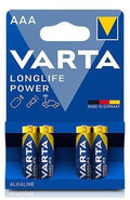 Blister 4 Pilhas Alcalina AAA LR03 Varta