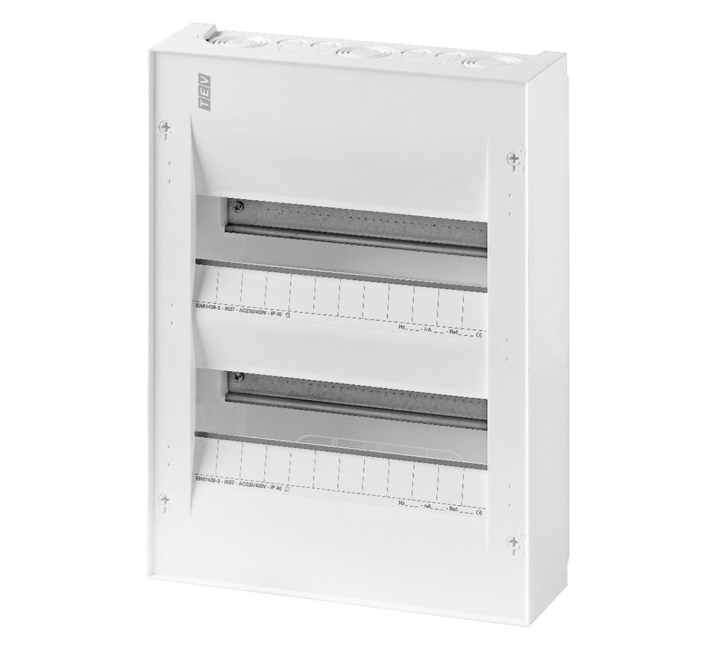 Quadro de Distribuição de Montagem Saliente 2 Filas 24 Módulos BR (S224) - TEV