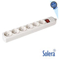 Extensão Elétrica 6x Schuko c/ Interruptor - Solera