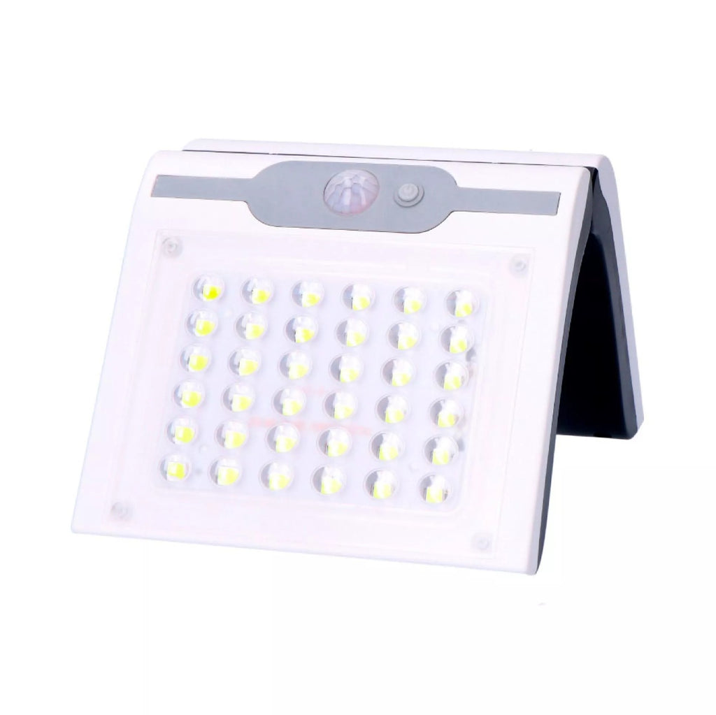 Candeeiro de Parede Solar 2W Recarregável c/ Sensor de Presença - EDM