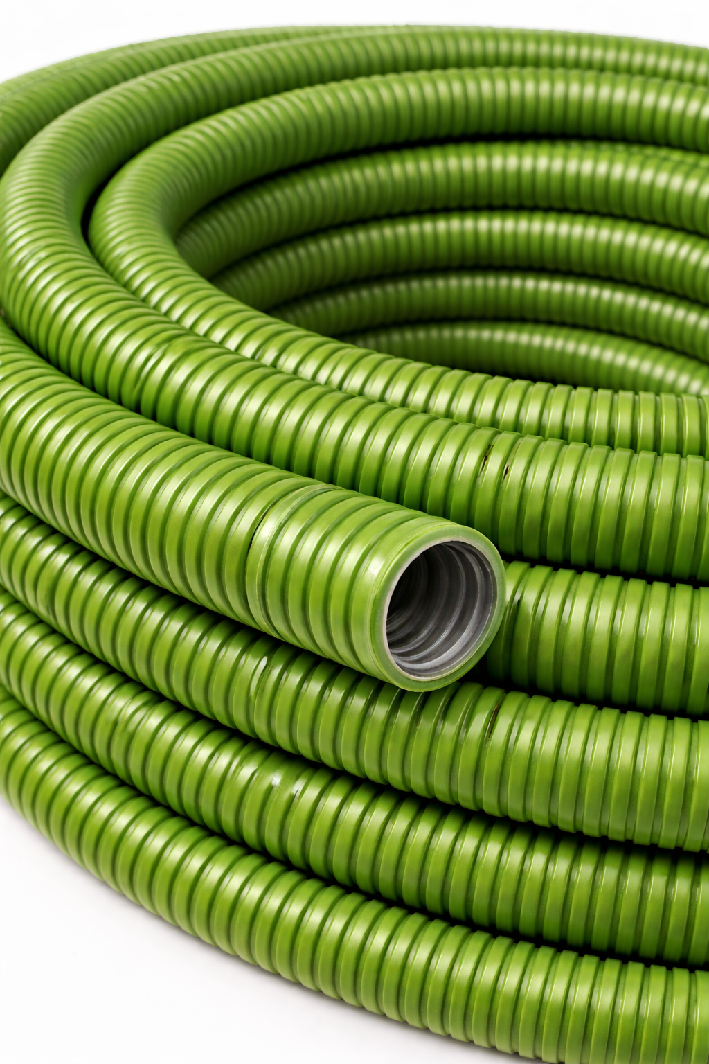 Tubo Corrugado Vermelho/Verde 25mm - Rolo de 50 metros