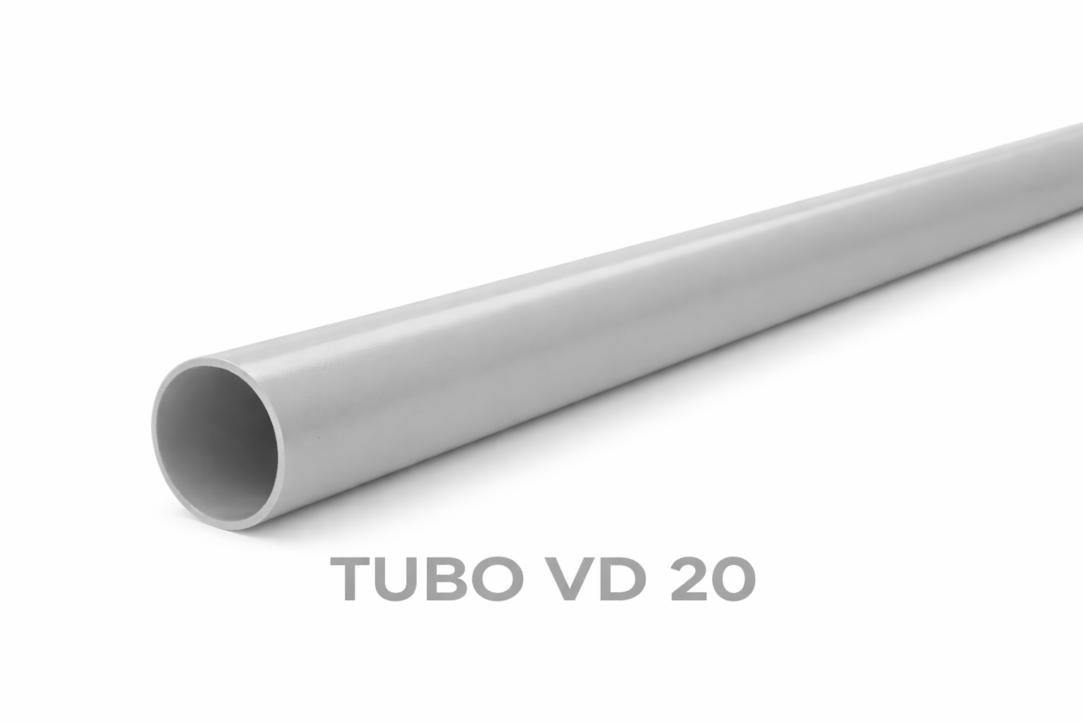 Tubo VD 20 Cinzento/Creme - 3 metros