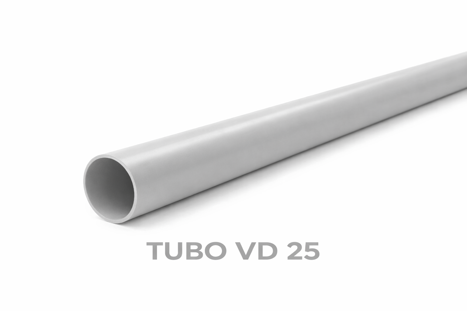 Tubo VD 25 Cinzento/Creme - 3 metros