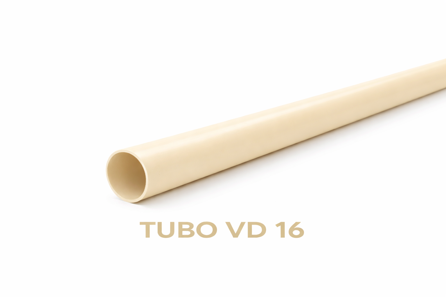 Tubo VD 16 Cinzento/Creme - 3 metros