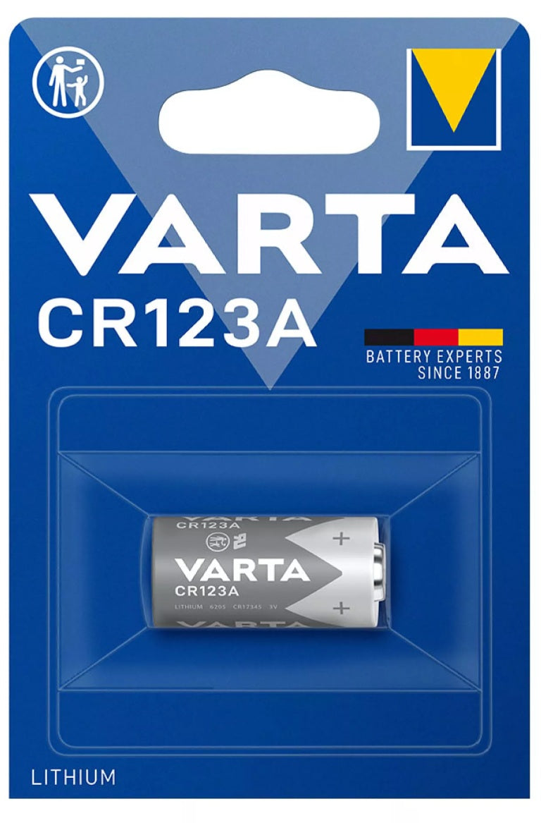 Blíster 1UN - Pilha Lithium CR123A 3V