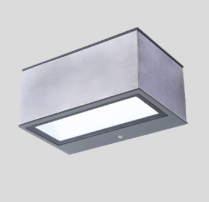 Armadura de Parede GEMINI Led 20W 3000K IP54 - Cinza Claro